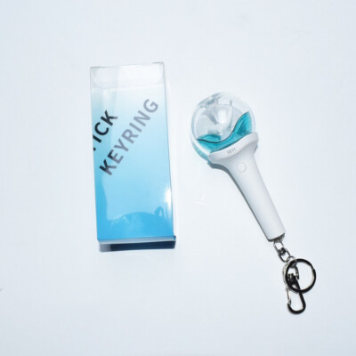K-POP NMIXX Mini Glow Light Stick LED Lamp Keyring Keychain