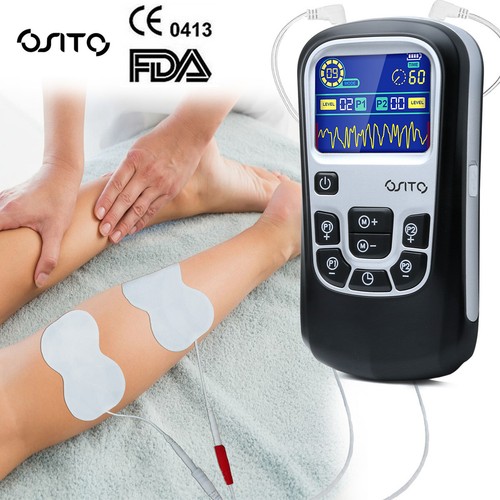 TENS EMS Reizstromgerät Massagegerät Muskelstimulator Linderung Nervenschmerzen - Bild 1 von 15