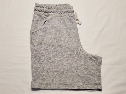 Cat & Jack Girls Drawstring Sweat Shorts XL 14/16 Gray Pull On Elastic Waist - Picture 3 of 8