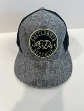 California Republic Baseball Cap Snapback Adjustable Hat Flat Brim Trucker Hats
