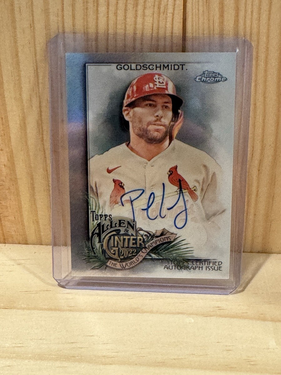 2022 Topps Allen & Ginter Chrome - Paul Goldschmidt On Card Auto 