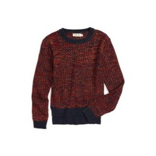 Miss Me Girl's M Medium Knit Pullover Sweater Multicolor Mixed Patterns