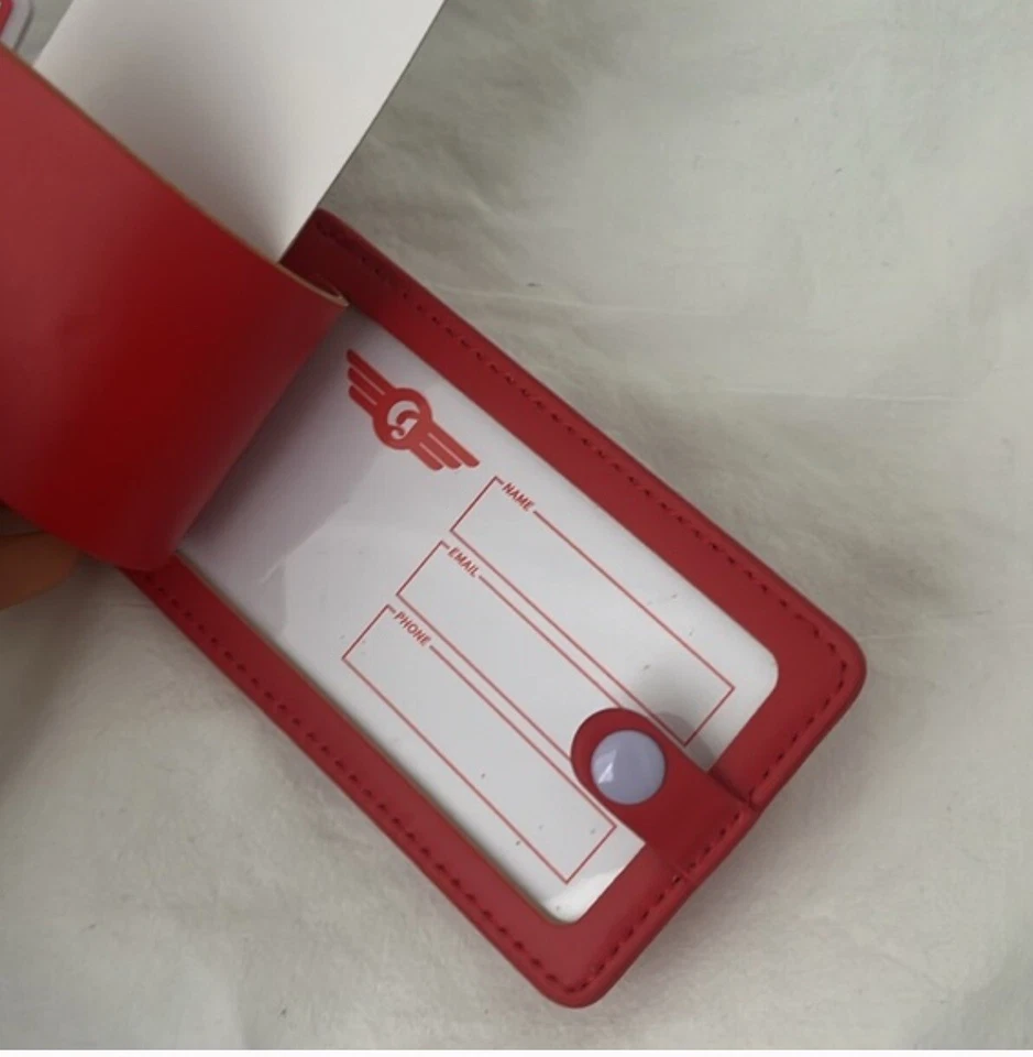 NUEVO Glossier Washington D.C. Etiqueta de Equipaje “You Look Good” Edición Limitada Foto 3 de 4