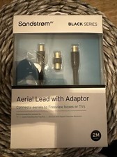 SANDSTROM AV Black Series S2AER114X Aerial Cable & Adapter - 2 m