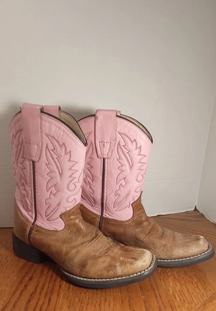 Brown toddler top cowgirl boots