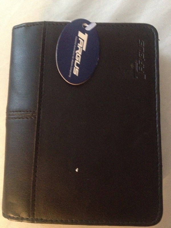 Tagus PDA Travel Wallet -Black Travel Wallet Zipper BRAND NEW