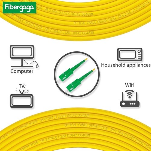 Durable 100m OS2 9/125µm Fiber Optic Cable - Low Signal Loss, LSZH Safe Sheath - Afbeelding 5 van 8