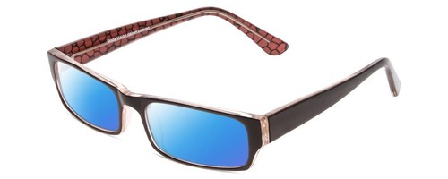 Moda Vision 2013 Unisex Polarized Sunglasses in Orange Crystal Mosaic Black 55mm - Bild 2 von 8