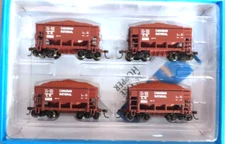 ATHEARN/ROUNDHOUSE 87151 CANADAIN NATIONAL 24 ORE CAR (4 PACK) HO SCALE