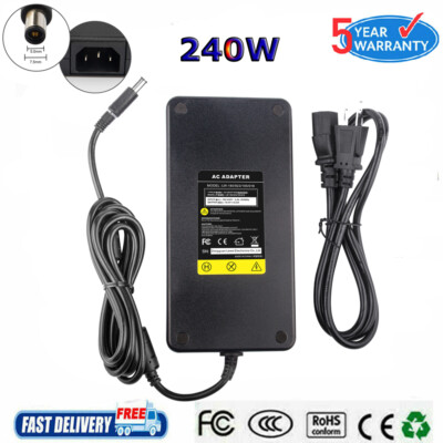 240W Ac Adapter Charger Power Cord For Dell Precision 7710 7720 7730 Laptops
