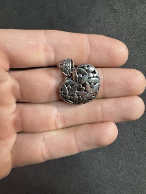 Vintage 925 S シルバー　ネックレス Silver Necklace -Tsuchime Initial- シルバー ネックレス