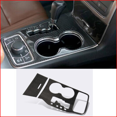 Soft Carbon fiber For Jeep Grand Cherokee 11-13 Interior Gear Shift Panel Trim
