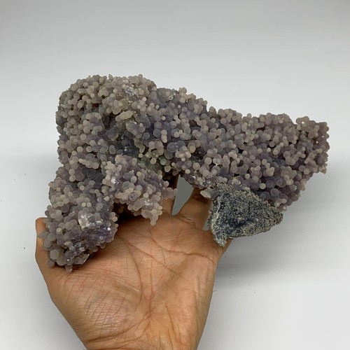 3.47 lbs, 8"x6"x3.8", Natural Rough Grape Agate Crystal Mineral Specimens, B3260 - Picture 2 of 15