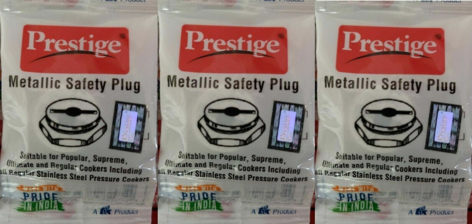 x 3 prestige pressure cooker safety metallics valves