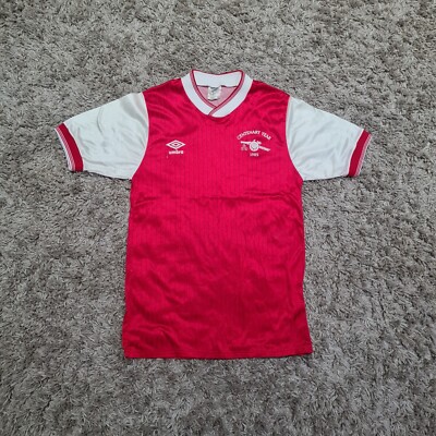 Vintage Arsenal Shirt Mens Medium 1985 Red Home Umbro