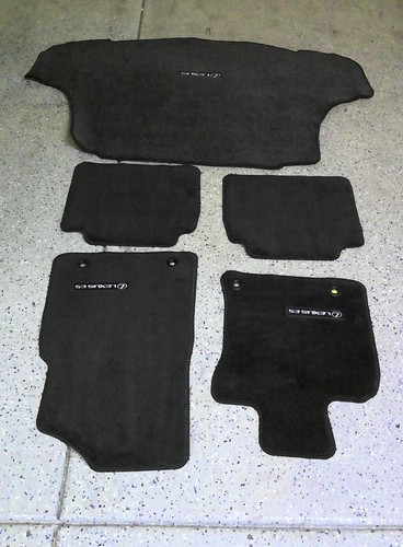2019-2022 LEXUS ES300H ES350 FRONT & REAR W/ TRUNK CARGO FLOOR CARPET MAT OEM