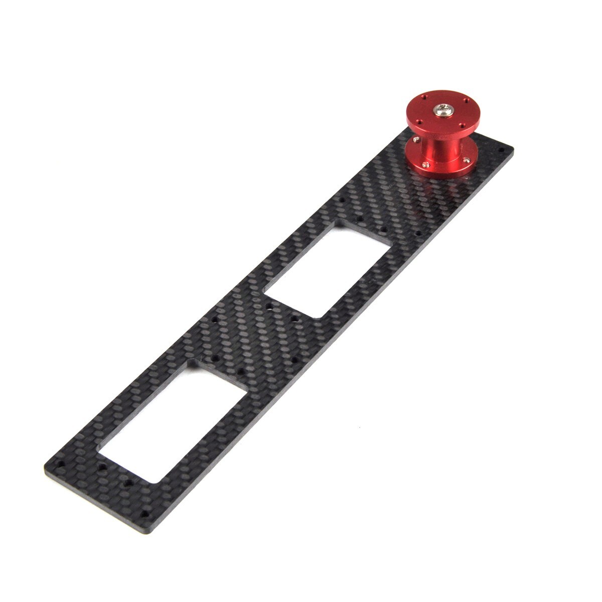 L121*38mm Carbon Fiber Double Rudder Tray Kit For Servo In 20-50CC RC