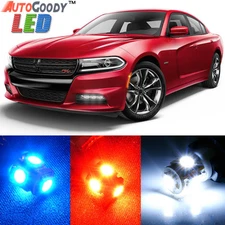 19 x Premium Xenon White LED Lights Interior Package Upgrade for Dodge Charger