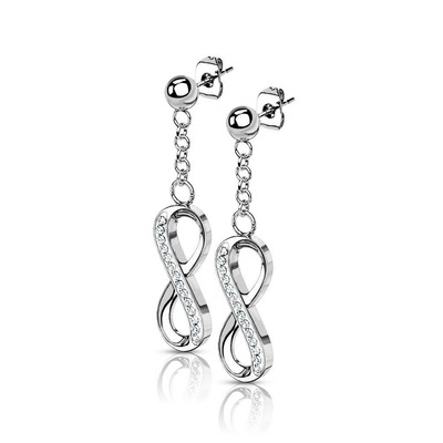 1 paire de boucles d'oreilles martelé - coeur - acier inoxydable - doré - Un grand marché