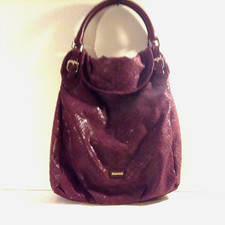 Maxmara Xl Hobo Shoulder Purse Gen. Snake.embossed Leather Msrp 1,200.00