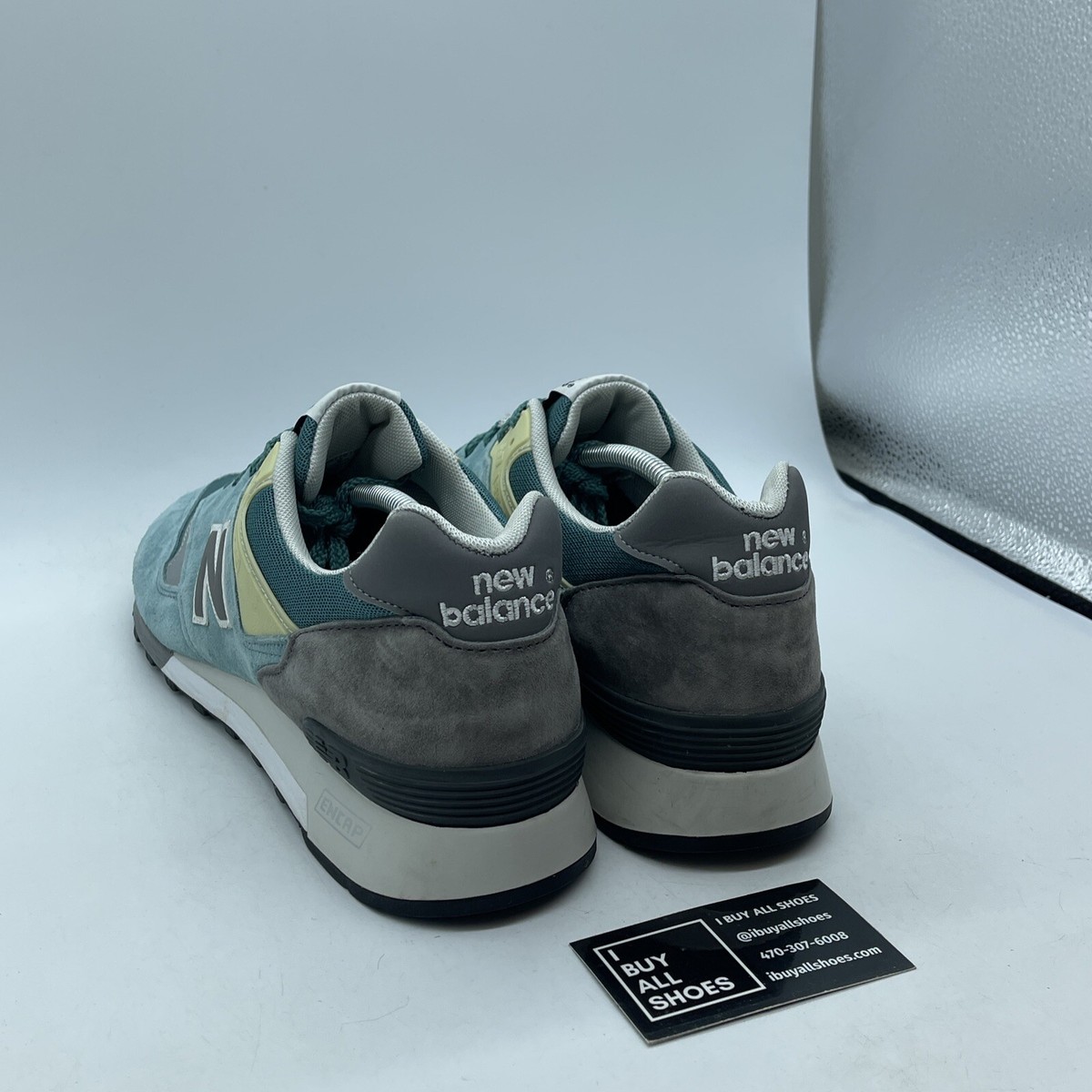 New Balance ☆ made in England M577ETB ‘Sea Glass’ Size 12 - New Balance 577 Made in England English Tender