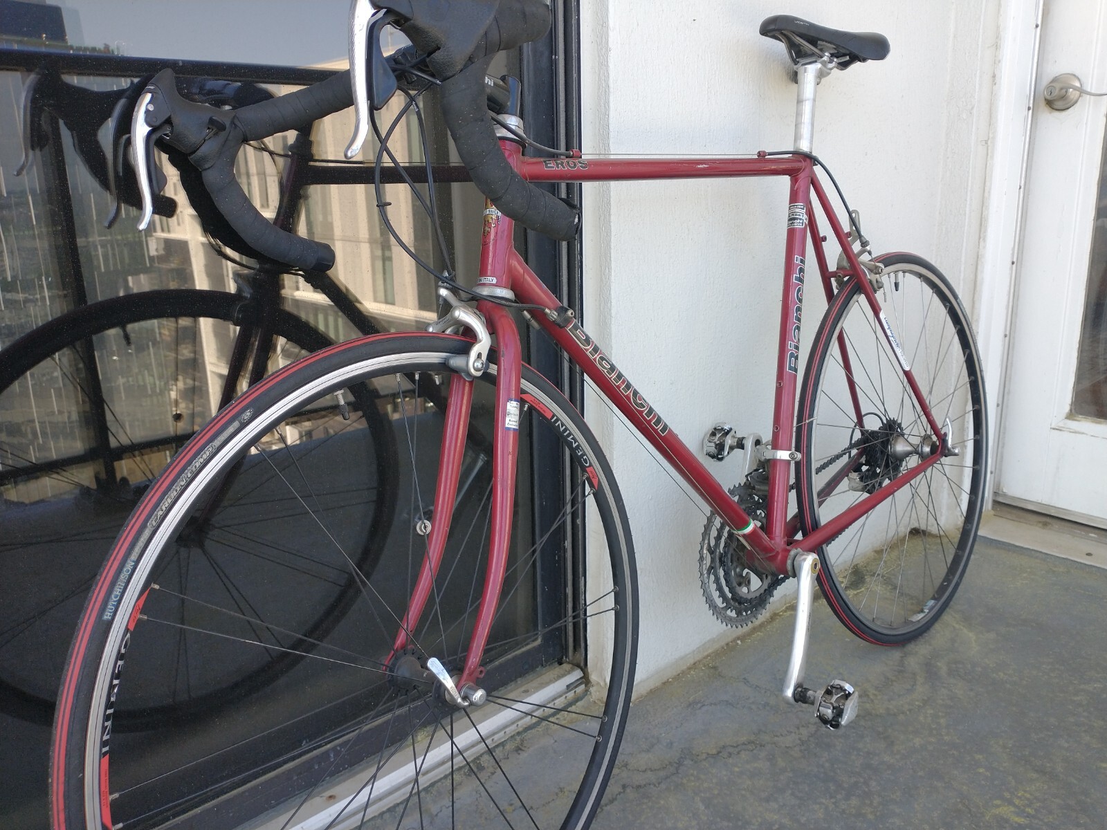 Bianchi Eros Road Bike 56-57cm Campagnolo Mirage 8-Speed