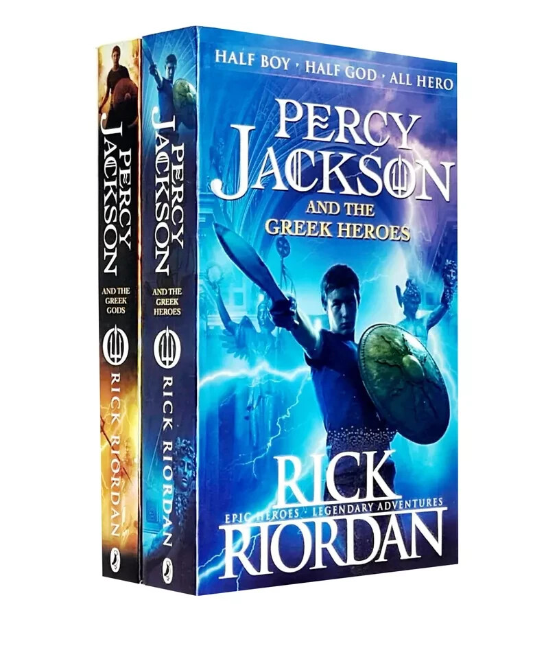 Percy Jackson Collection 2 Books Set Rick Riordan Greek Gods Heroes - Image 13