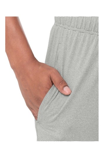 Pantalones de dormir George para hombre Grises a rayas tejidos - talla seleccionada - nuevos - Imagen 5 de 6