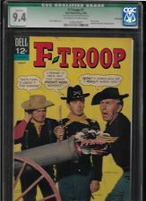 1966   "  F-TROOP  "   1st ISSUE GOLD KEY COMIC BOOK CGC GRADED 9.4 ORIGINAL