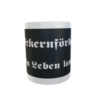 Tasse Eckernförde Ein Leben lang Fahne Flagge Mug Cup Kaffeetasse