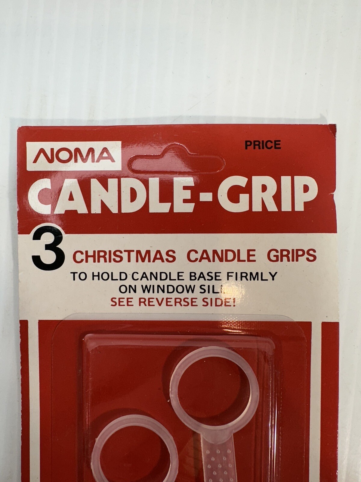 14 Vintage Noma Candle Grips Secure Candles to Windows Christmas 3 Pkgs