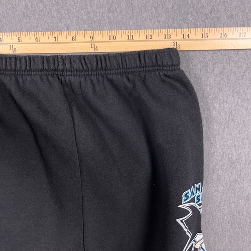 VTG San Jose Sharks NHL Sweatpants Logo 7 Mens Large Made in USA 80s 90s - Picture 6 of 9
