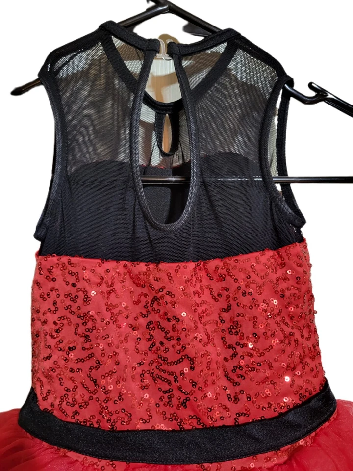 Weissman Niños Ballet/Jazz Vestir/Disfraz Halloween/Baile Rojo y Negro Foto 4 de 4