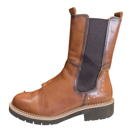 Pikolinos Mujer Vicar WOV-8520 Bota Cuero Tachonado Panel Lateral Calcetín 36 EE. UU. 5.5 - Imagen 5 de 13