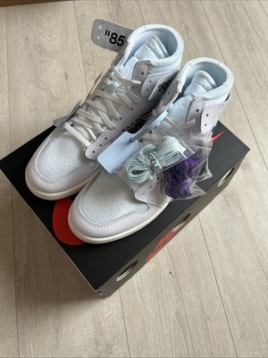 Virgil Abloh Archive(Off White)x Jordan 1 High Og Alaska Größe 45 US 11