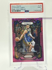 2023-24 Panini Prizm - Stephen Curry #119 Pink Fast Break Prizm /50