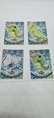 Caterpie Metapod Butterfree Evolution Line Topps 2 Non Holo 2 Holo 10 10 11 12