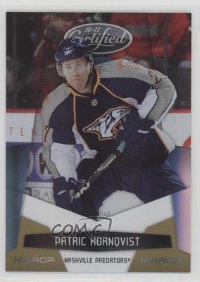 2010-11 Certified Mirror Gold 24/25 Patric Hornqvist #81 d4e
