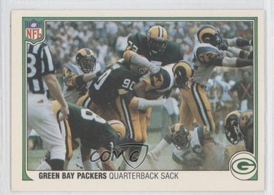 1983 Fleer NFL Team Action Green Bay Packers Quarterback Sack #20 0j0