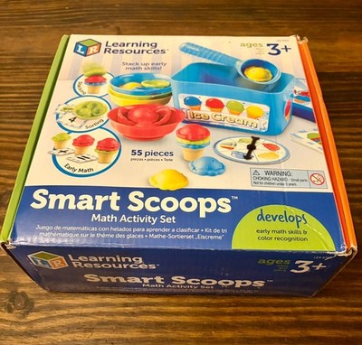 Learning Resources Smart Scoop Math Activity Set COMPLETE (G.345)