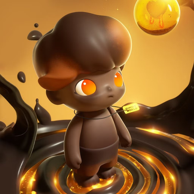 MEGA Collection 400% JUST DIMOO Maple Syrup Cocoa Figure by