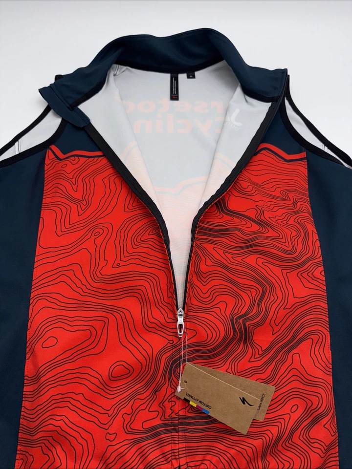 $110 Specialized Men’s Deflect Alpha Zip Vest - Red/Blue - Medium -NEW WITH TAGS - Image 4 of 4