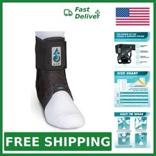 Med Spec ASO Ankle Stabilizer Brace Black Medium