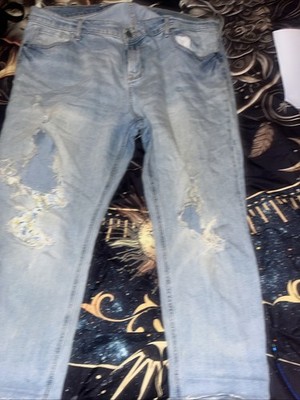 Old Navy Shredded kneecap jeans