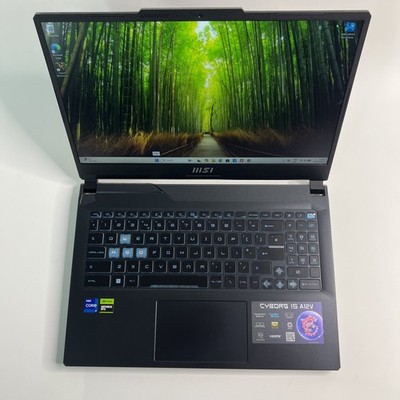 MSI Cyborg 15 A12VF Core i7-12650H 16GB RAM 512 SSD RTX 4060 Gaming Laptop Win11