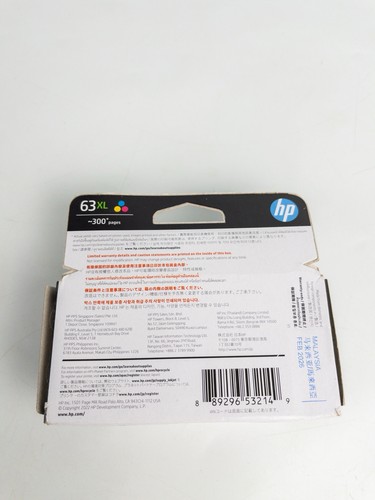Original HP 63 XL Tri-Color Ink Cartridge Genuine High Yield EXP: FEB 2026 New - Picture 4 of 6