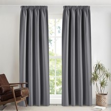 Extra Long Curtains and Drapes Thermal Insulating Blackout Curtain for Sc...