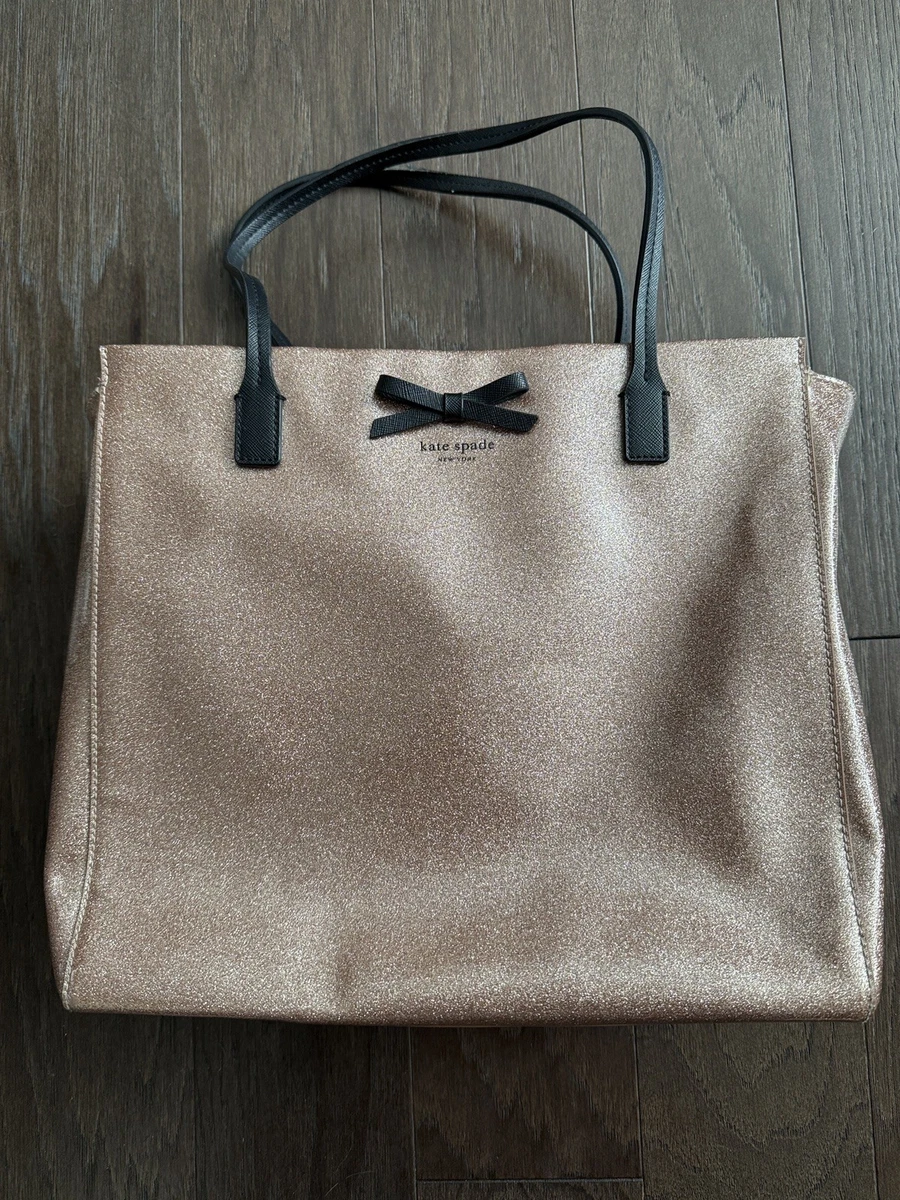 kate spade new york Glitter Bow Tote Bags & Handbags for Women for