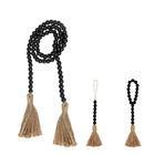 3 Stück Holzperle hängendes Holzperle Schnur Anhänger hängende Dekore