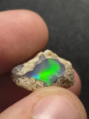 Opal Welo 7ct Edelstein Rohstein Mineralien Schmuck Kristall Sammlung Stein